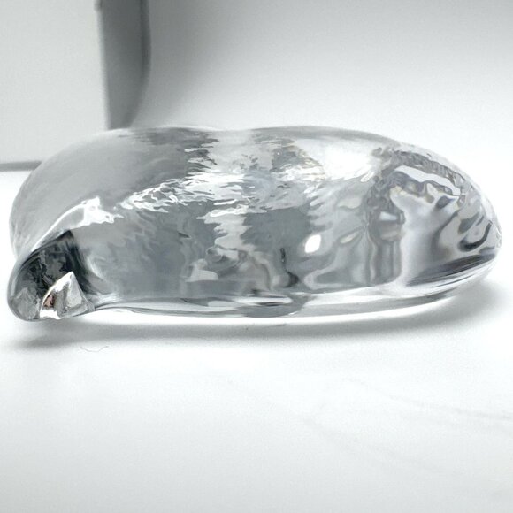 Kosta Boda Vintage MCM 70s Vallien Glass Heart Suncatcher Pendant Ornament - Picture 7 of 8